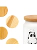 Mr. & Mrs. Panda Frischhaltedose Panda Geburtstag mit Spruch in Weiß