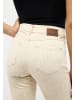 ANGELS  Slim Fit Jeans Jeans Anacapri mit Streifen in beige