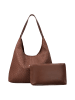 Usha Women Hobo Bag in Dark Brown