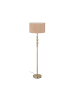 relaxdays Stehlampe in Beige/ Gold - (H)156 cm