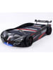 Coemo Autobett GTE im Rennwagen-Design mit Lattenrost in Schwarz