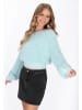 IZIA Women Sweater in aqua