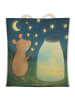 Mr. & Mrs. Panda Tasche Maus Sterne Design ohne Spruch in Weiß