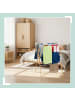 relaxdays Wäscheständer in Natur/ Weiß - (B)70 x (H)93 x (T)62 cm
