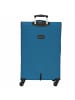 D&N Travel Line 9204 - 4-Rollen-Trolley L 76 cm (grau) in blau