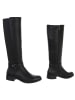 Ital-Design Stiefel in Schwarz