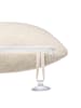 5five Simply Smart Badewannenkissen, Baumwolle, mit Saugnäpfen in Beige, 33 x 22,5 x 11 cm
