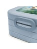 Mr. & Mrs. Panda Lunchbox Pinguin Duschen Design ohne Spruch in Blau Pastell