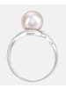 Diamant L'éternel Ring aus 375 Weißgold mit 0.06 Karat Diamant mit Perle