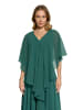 Vera Mont Chiffonstola mit Volant in Dark Emerald