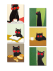 ARTNANAS Mini Malen nach Zahlen Set-"Coole Katze"