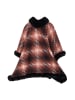 Usha Women Poncho in Orange Mehrfarbig