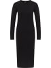 DreiMaster Klassik Damen Strickkleid in Schwarz