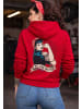 Queen Kerosin Queen Kerosin Hoodie We Can Do it in rot