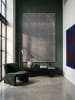 KADIMA DESIGN ZINAL Teppich Hochflor Grau 80x150 Uni Polyester Wohnzimmer in Grau