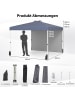 COSTWAY Pavillon 3x3 m in Grau