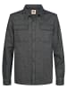 Petrol Industries Fischgrat-Overshirt aus Baumwolle steelline in Blau
