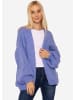 SASSYCLASSY Oversize Strick-Cardigan in Flieder