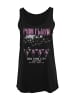 F4NT4STIC Damen Tanktop Pink Floyd Tour NYC in schwarz