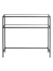 VASAGLE Konsolentisch Baris in Schwarz - (B)35.6 x (H)80 x (T)100.5 cm