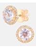 Diamant L'éternel Ohrstecker aus 375 Roségold mit Diamant mit Amethyst