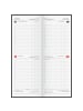 BRUNNEN Vormerkbuch 784 11x29,7cm 2 Tage/Seite Pappe blau 2027