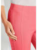 GOLDNER Kurzgröße:  Schlupfhose LOUISA mit Steppnähten in koralle