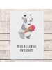 Mr. & Mrs. Panda Trauerkarte Panda Anteilnahme mit Spruch in Weiß