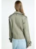 DreiMaster Damen Kurze Trenchjacke in Oliv