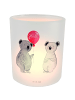Mr. & Mrs. Panda Glas Windlicht Koala Luftballon ohne Spruch in Transparent