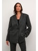 Kaffe Blazer KAvilda Oversize fit in Dark Grey Melange Pinstripe
