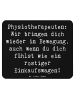 Mr. & Mrs. Panda Mauspad Spruch Physiotherapeut Bewegung mit Spruch in Schwarz