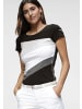 Kangaroos T-Shirt in schwarz-grau-weiß
