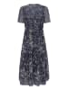 Soaked in Luxury Jerseykleid SLAldora Feminine Form in Navy Swirl Print