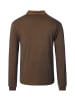 Redmond Langarmpoloshirt in Gelb