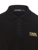 Karl Lagerfeld Poloshirt in schwarz