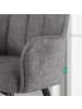 DUBI Möbel 2er-Set: Drehstuhl THOMAS-ROMY in Grau - (B)58 x (H)87 x  (T)62 cm