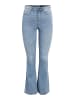 Noisy may Flared Jeans in Light Blue Denim