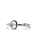 Luxenter Ring Alphabet aus 925er Sterlingsilber  verstellbar ALPHABET-Alphabet silver