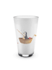 Mr. & Mrs. Panda Glas Pinguin Angelboot ohne Spruch in Transparent