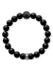 Thomas Sabo Armband Obsidian in silber, schwarz