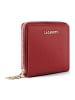 Lazarotti Bologna Leather Medium Zip-Around Geldbörse Leder 10 cm in red