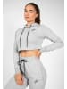 Gorilla Wear Crop-Top-Hoodie - Pixley - Grau