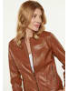Usha Women Jacket in brown