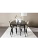ebuy24 Essgruppe Ellis (7-teilig) Schwarz 85 x 230 cm
