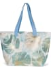 styleBREAKER XXL Strandtasche in Blau-Petrol