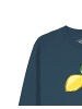wat? Apparel Sweatshirt Lemon in Petrol
