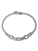 SilberDream 925 Sterling Silber Damen SilberDream Armbänder Ovale ca. 19cm