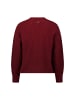 Zero  Cardigan offener Style in Dark Red Melange