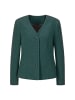GOLDNER Langarm Jersey-Blazer, Baumwolle in smaragd